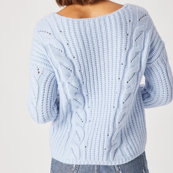 Anthropologie Ramona Cable-Knit Sweater. Pre-Owned. - Picture 6 of 13